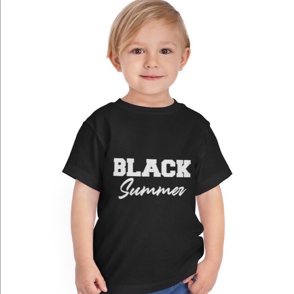 Black Summer Classic black tee shirt